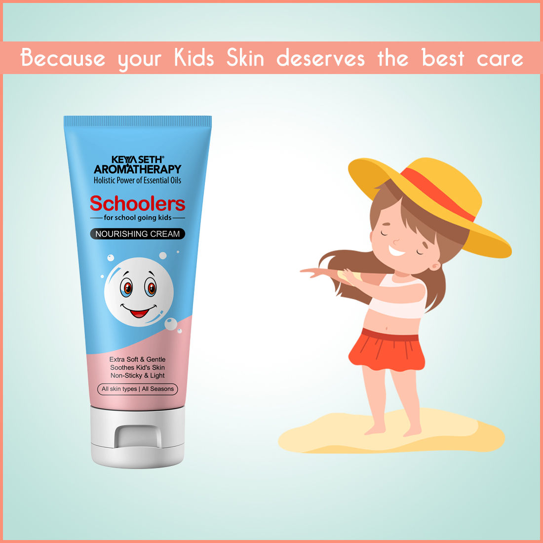Keya Seth Aromatherapy, Schoolers Nourishing Cream Gentle & Safe, Intensive Moisturizing & Nourishing
