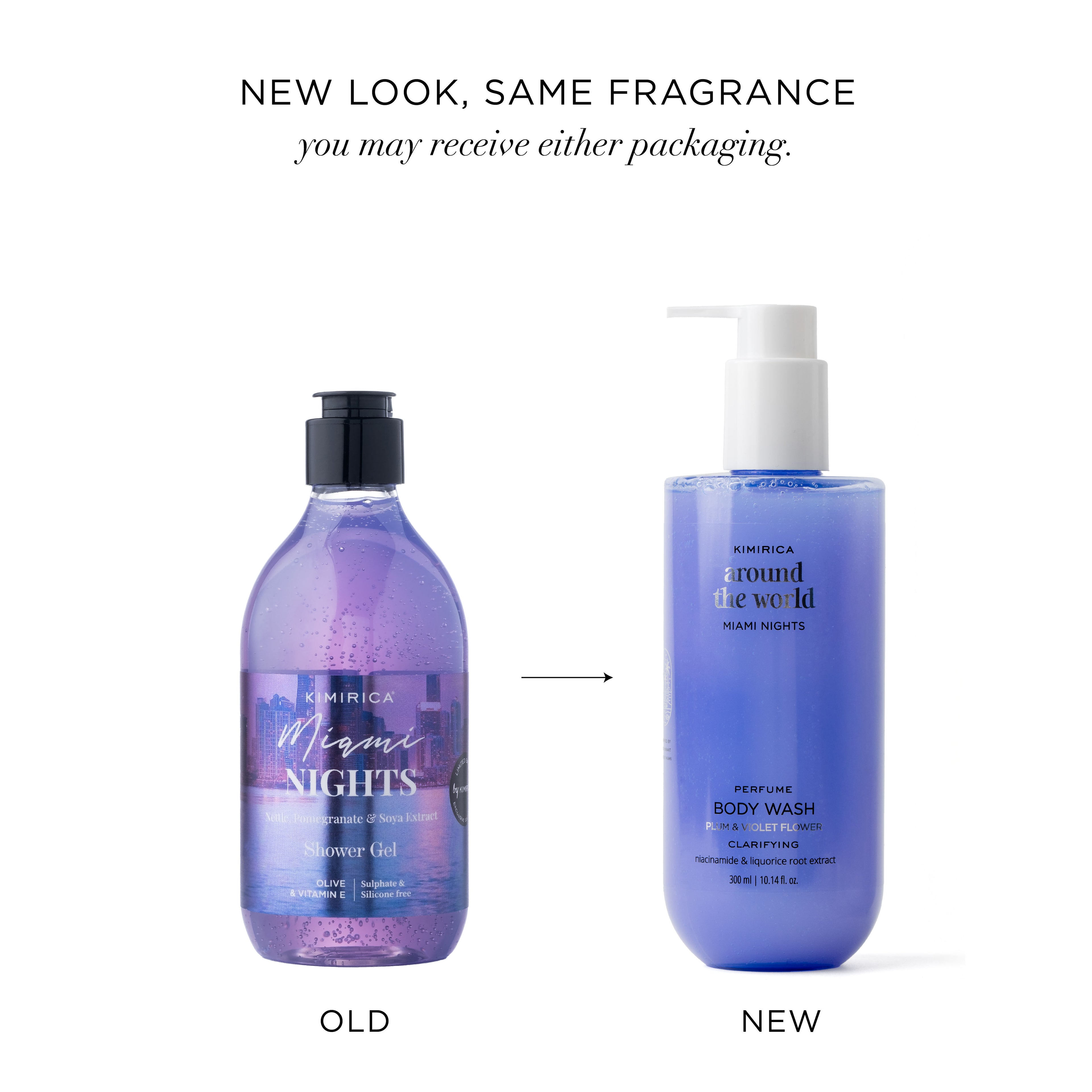 Miami Nights Hydrating Sulphate Free Shower Gel With Vitamin E