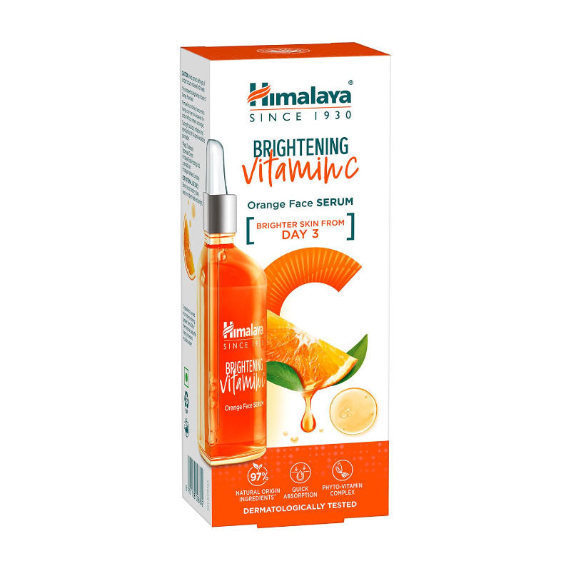 Brightening Vitamin C Orange Face Serum for Glowing Skin