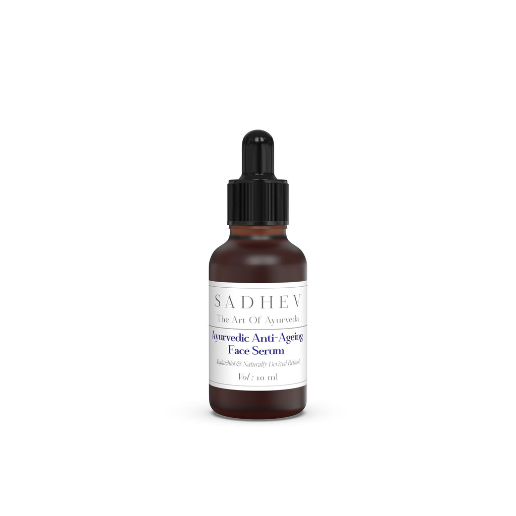 Ayurvedic Anti-Ageing Face Serum with Bakuchiol & Naturally Derived Retinol - 10ml