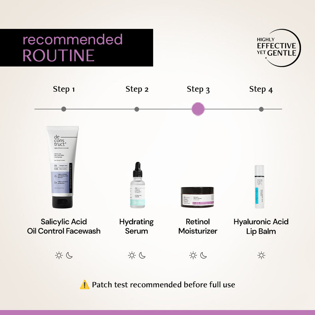 Retinol Night Cream, Boosts Collagen, Fades Wrinkles & Lines