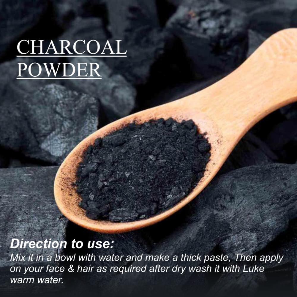 Charcoal Powder for Remove Dead Skin Cells, Teeth Whiten & Control Excess Oil