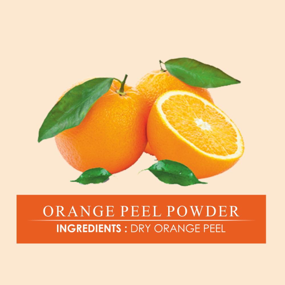 Orange Peel Powder for Skin Lighten, Pigmentation Control & Hydrates Skin