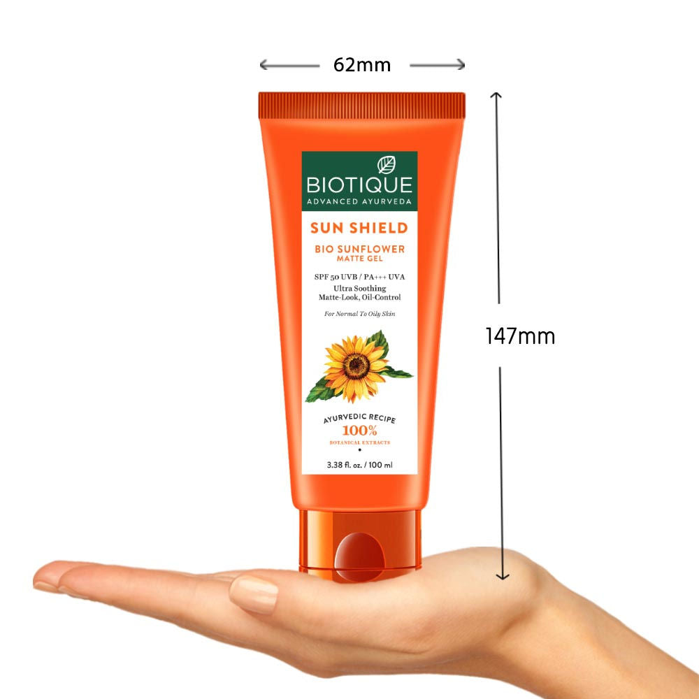 Bio Sunflower Matte Gel Sunscreen SPF 50