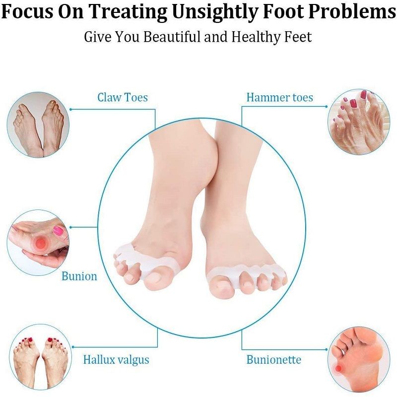 Toe Separator Bunion Correctore Toe Relief Pedicure Foot Care