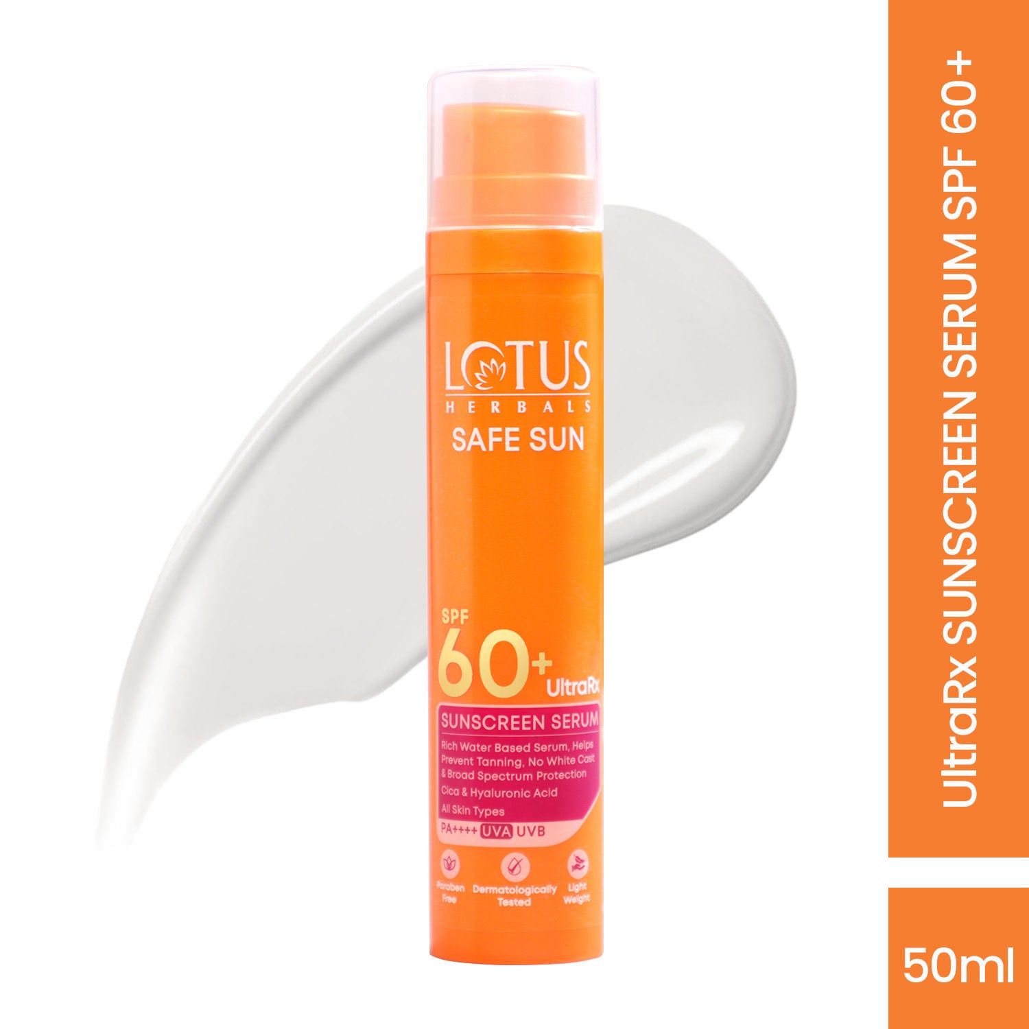 Ultrarx Sunscreen Serum SPF 60+ PA++++ In Vivo & Dermatologically Tested