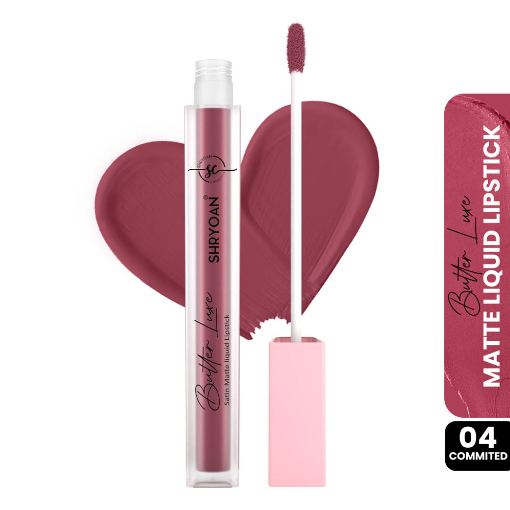 Butter Luxe Satin Matte Liquid Lipstick - Commited 04
