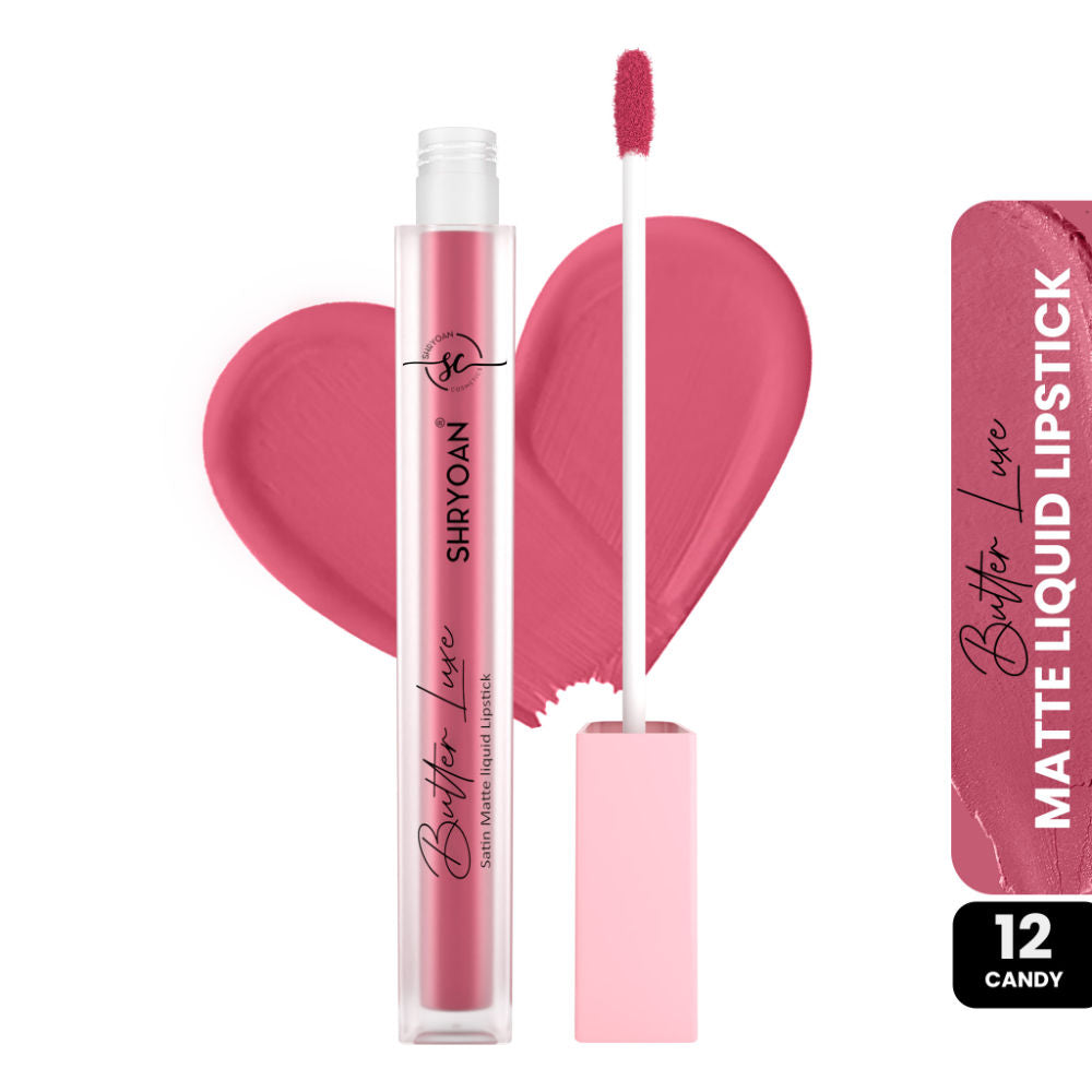 Butter Luxe Satin Matte Liquid Lipstick - Candy 12