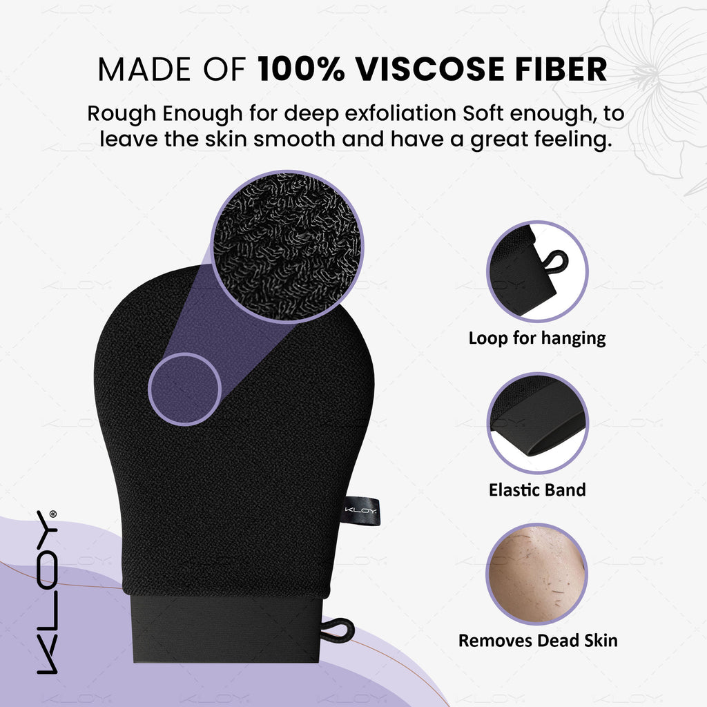 Korean Style Bath Mitt for Exfoliation & Body Cleanser
