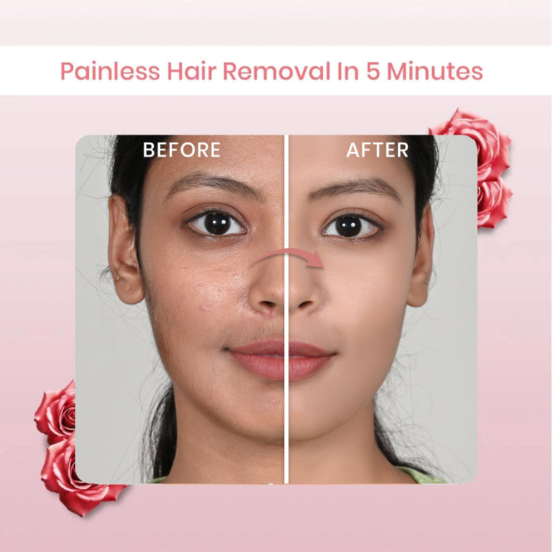 Rose Facial Wax Powder