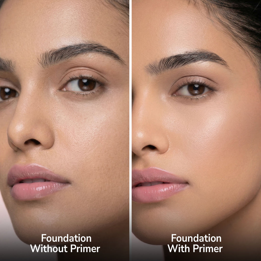 The Flawless Oil Free Makeup Primer Smoothens and Blurs Pores