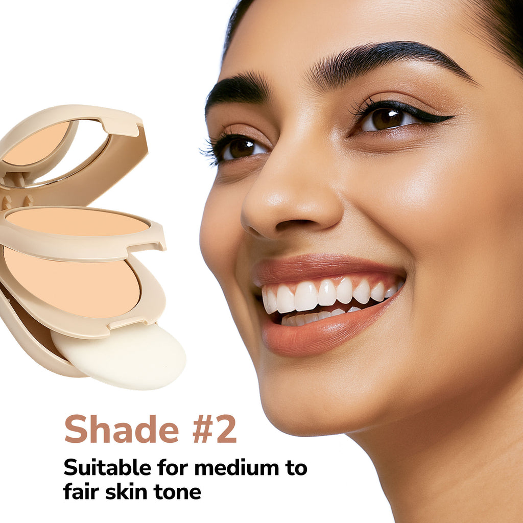Mila Beaute Glow & Matte 2-in-1 Compact With SPF 15