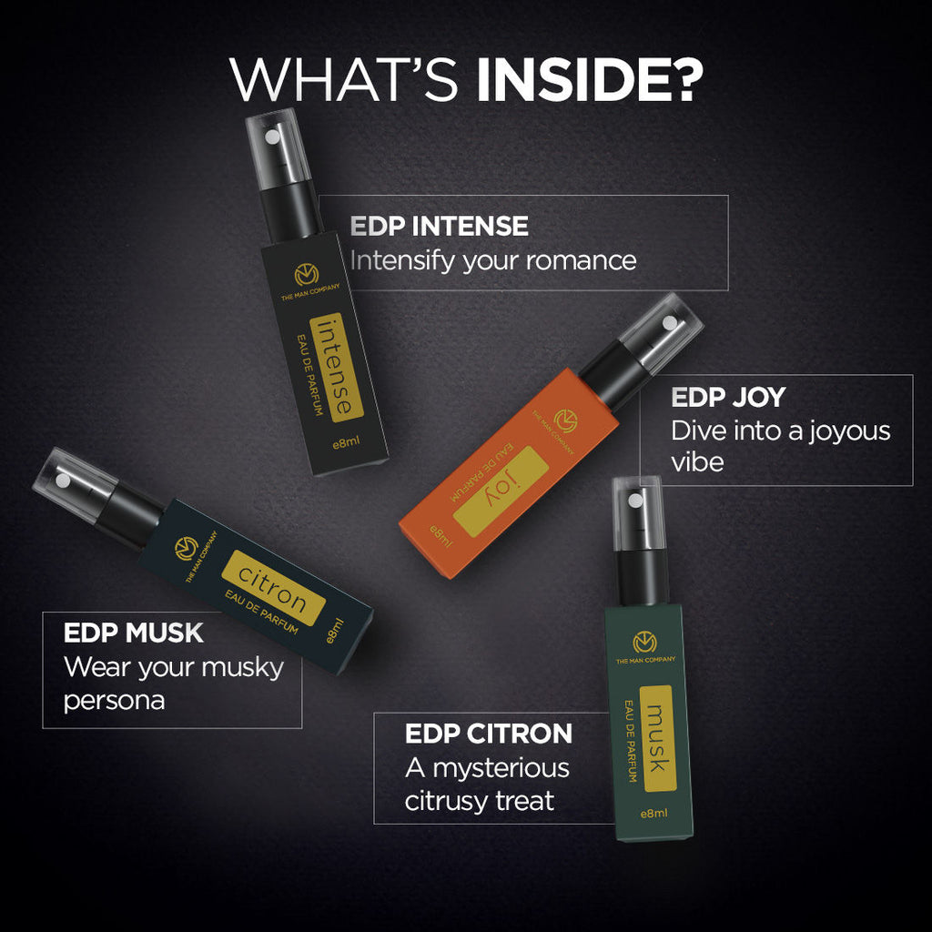 Perfume Box (Joy + Citron + Musk + Intense) For Him