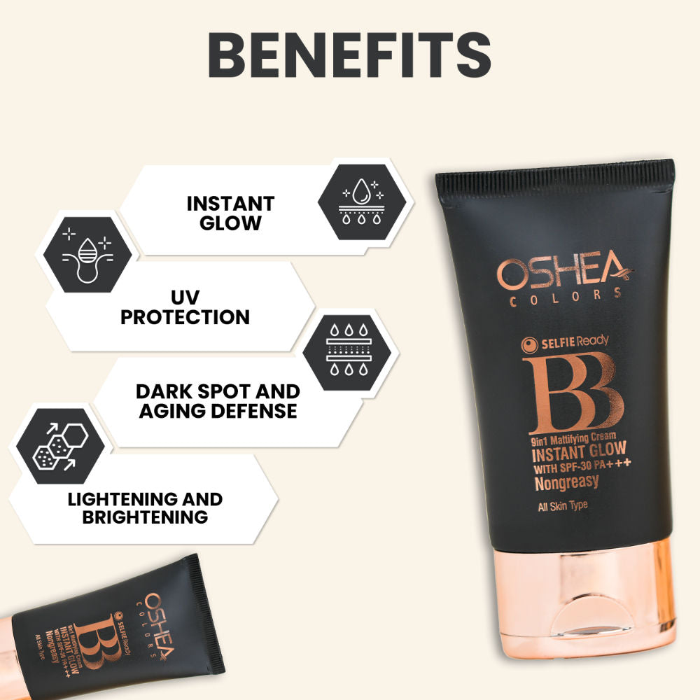 9 In 1 Mattifying BB Cream - 000 Light Warm