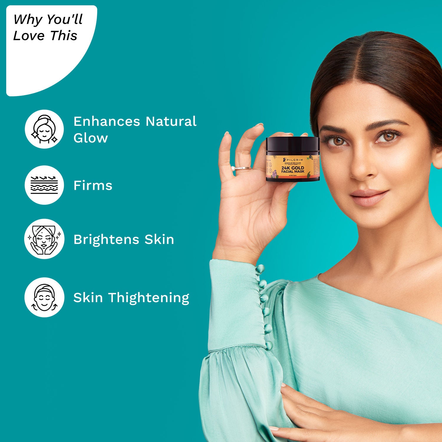24K Gold Facial Mask for Glowing & Radiant Skin Depigmentation
