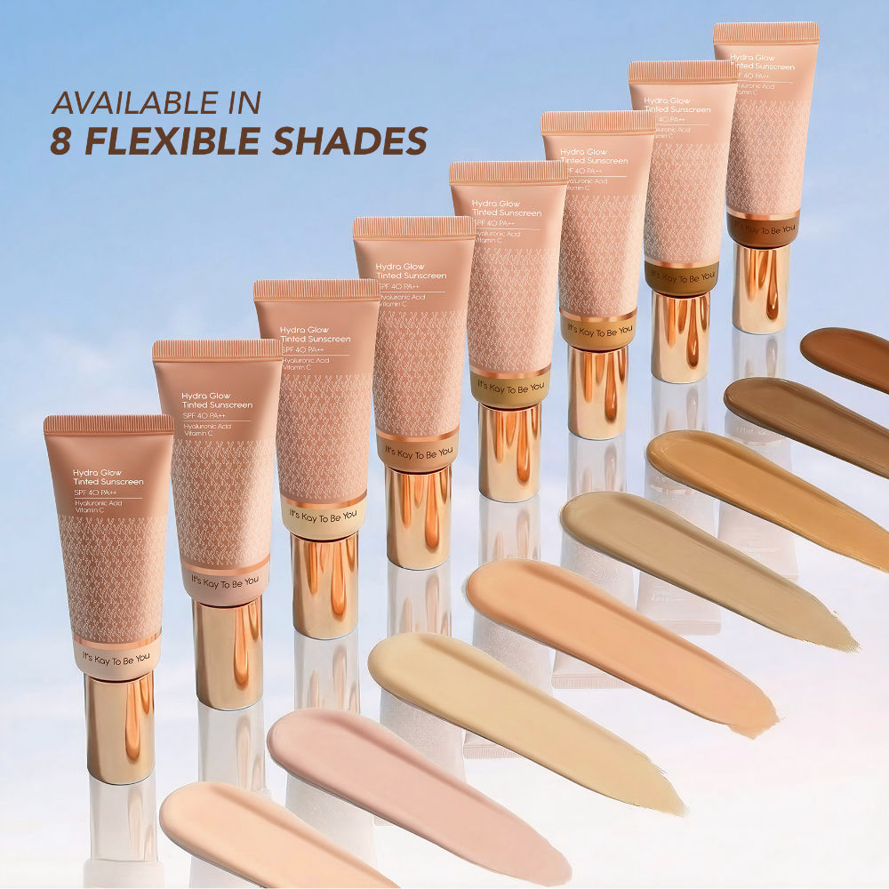 Hydra Glow Tinted Sunscreen SPF 40 PA++ with Hyaluronic Acid & Vitamin C