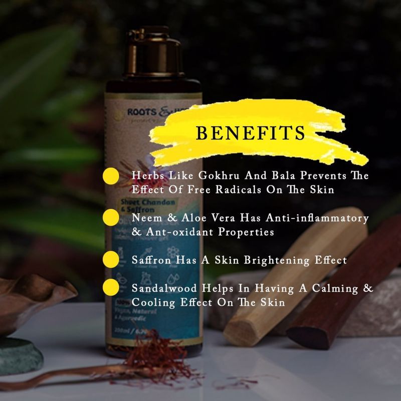 Shvet Chandan & Saffron Body Cleanser