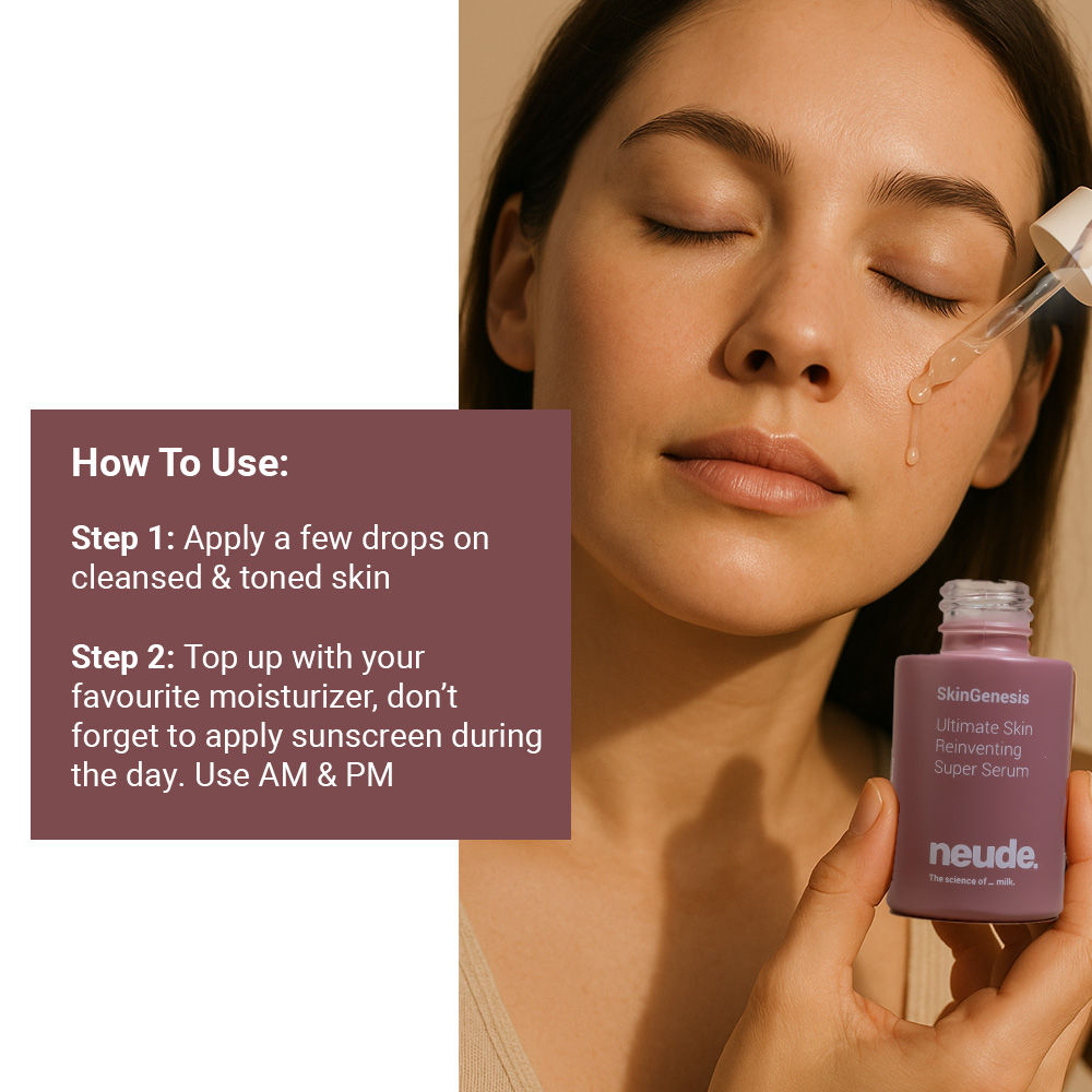 All-in-One Face Serum - SkinGenesis - Niacinamide, Lactic Acid, Hyaluronic Acid