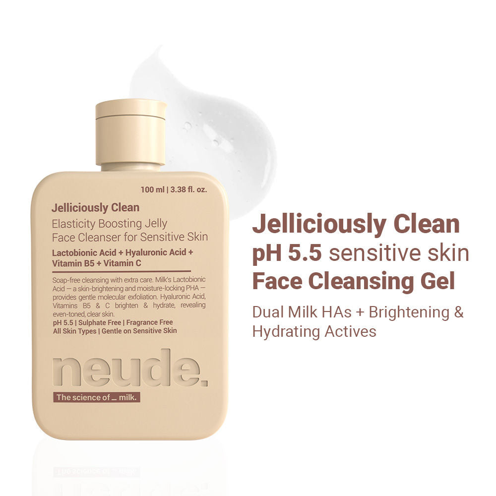 Milk-Jelly Hydrating Face Cleansing Gel