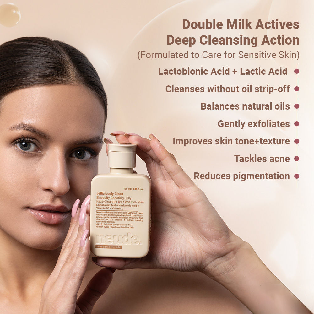 Milk-Jelly Hydrating Face Cleansing Gel