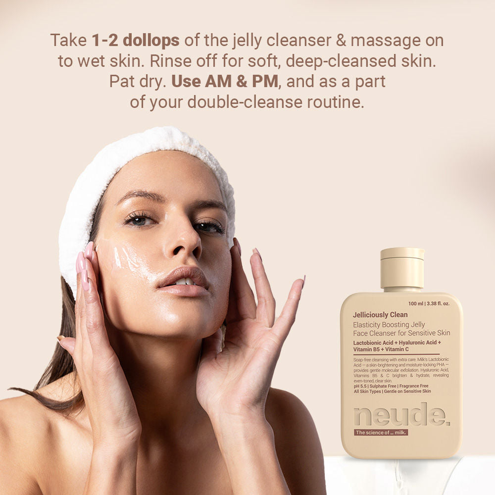 Milk-Jelly Hydrating Face Cleansing Gel
