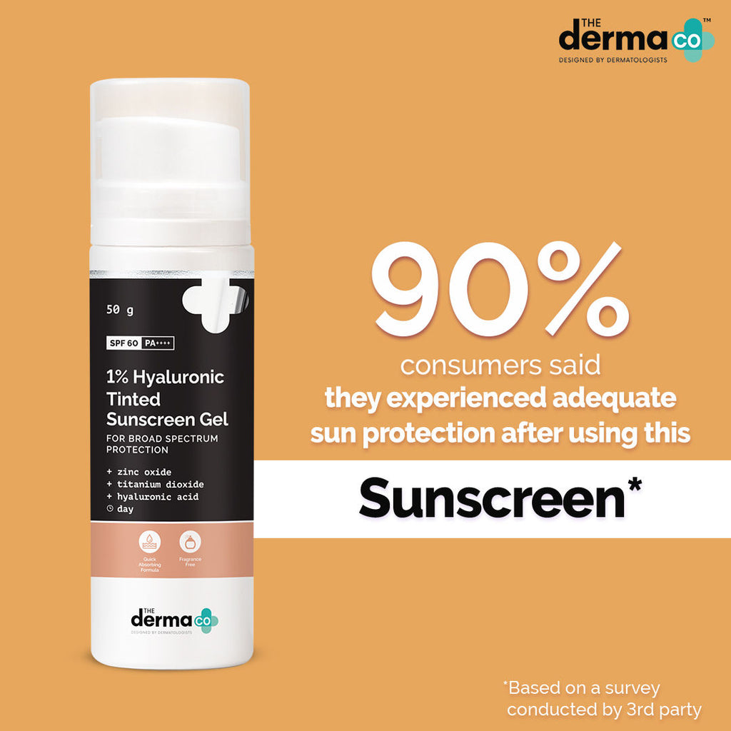 1% Hyaluronic Tinted Sunscreen SPF 60 Gel PA++++