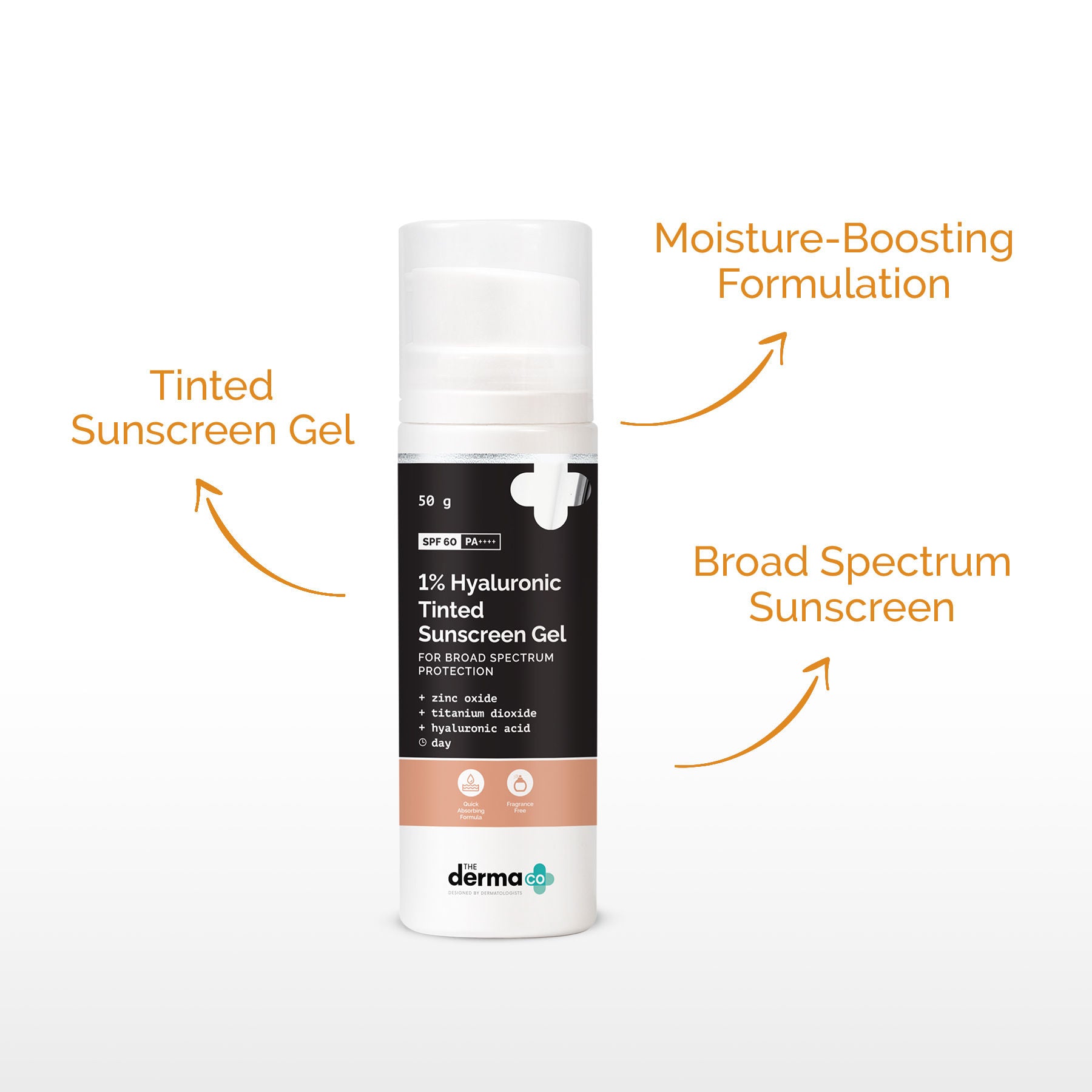 1% Hyaluronic Tinted Sunscreen SPF 60 Gel PA++++