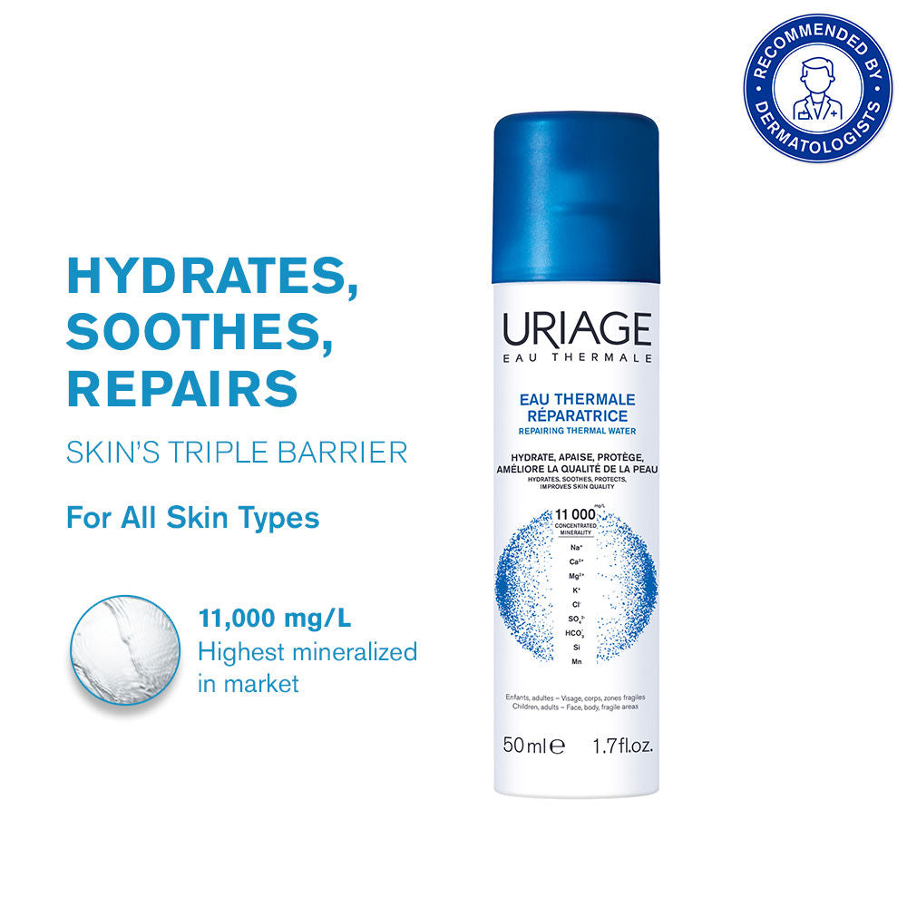 Thermal Water With Active Mineral Composition, Hydration & Moisturization For All Skin Types - 50ml