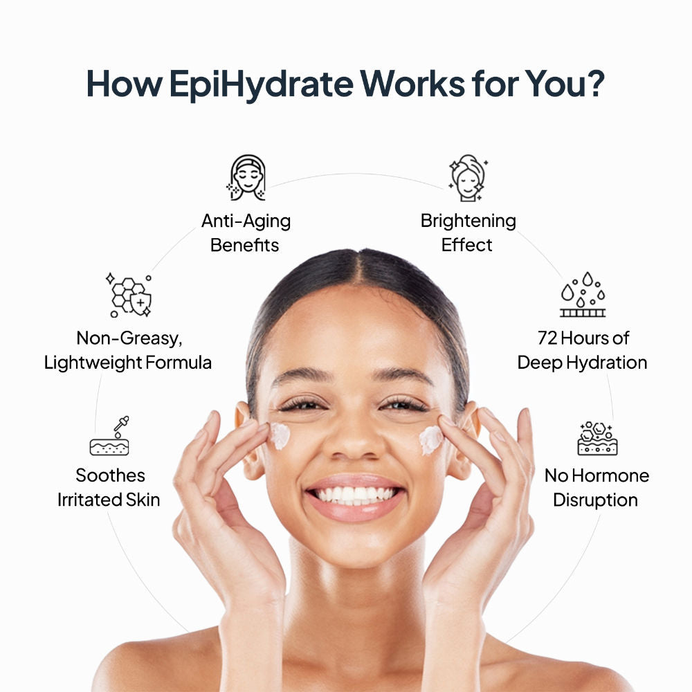 EpiHydrate 72 Hrs Moisture Lock Hyaluronic Acid Skin Hydration Lightweight Gel