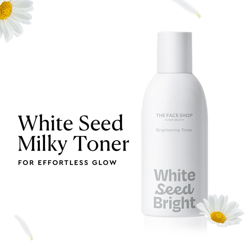 White Seed Brightening Toner Korean With Niacinamide For Dullness & Pores