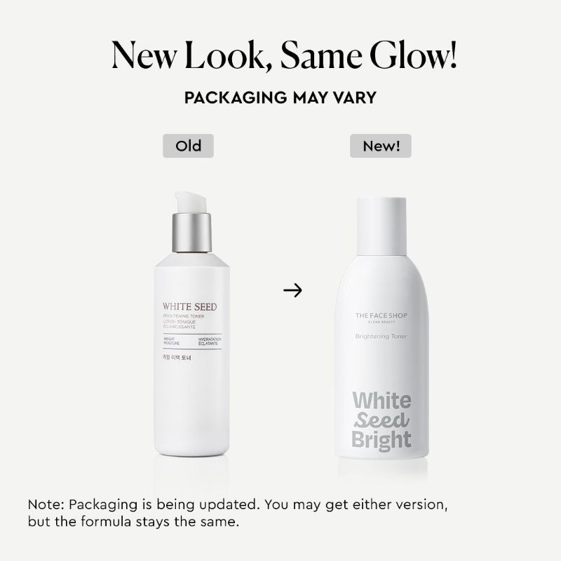 White Seed Brightening Toner Korean With Niacinamide For Dullness & Pores