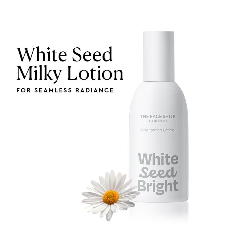 White Seed Brightening Lotion - Korean Moisturizer With Niacinamide for Even Skin Tone