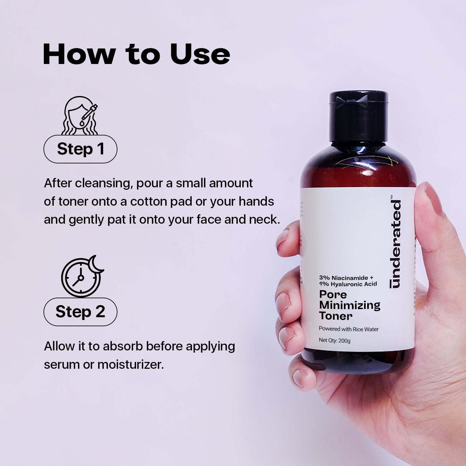 Niacinamide 3% Hyaluronic Acid 1% Pore Minimizing Toner