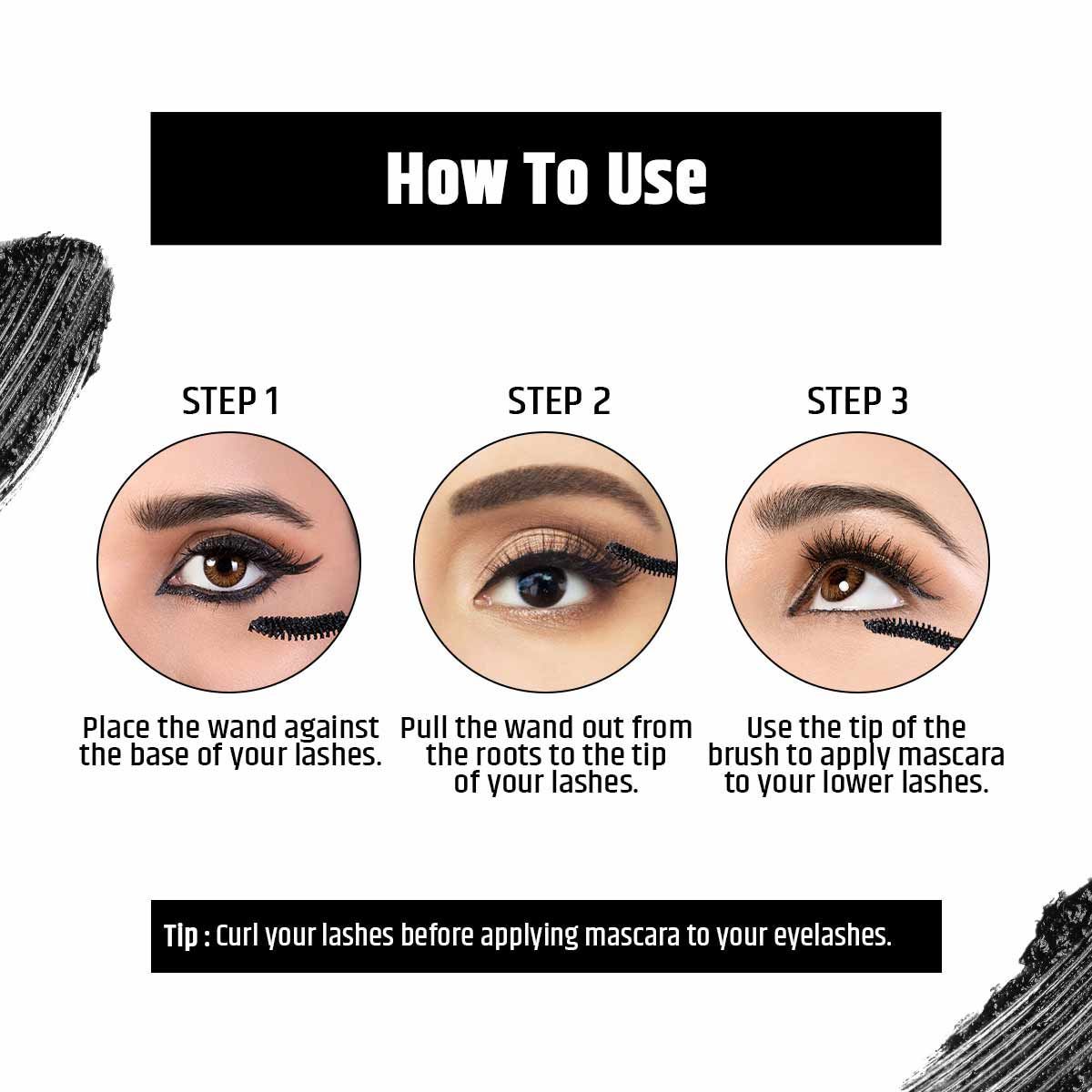 Ultra Curl Perfect Mascara, Long Wear & Waterproof - Black