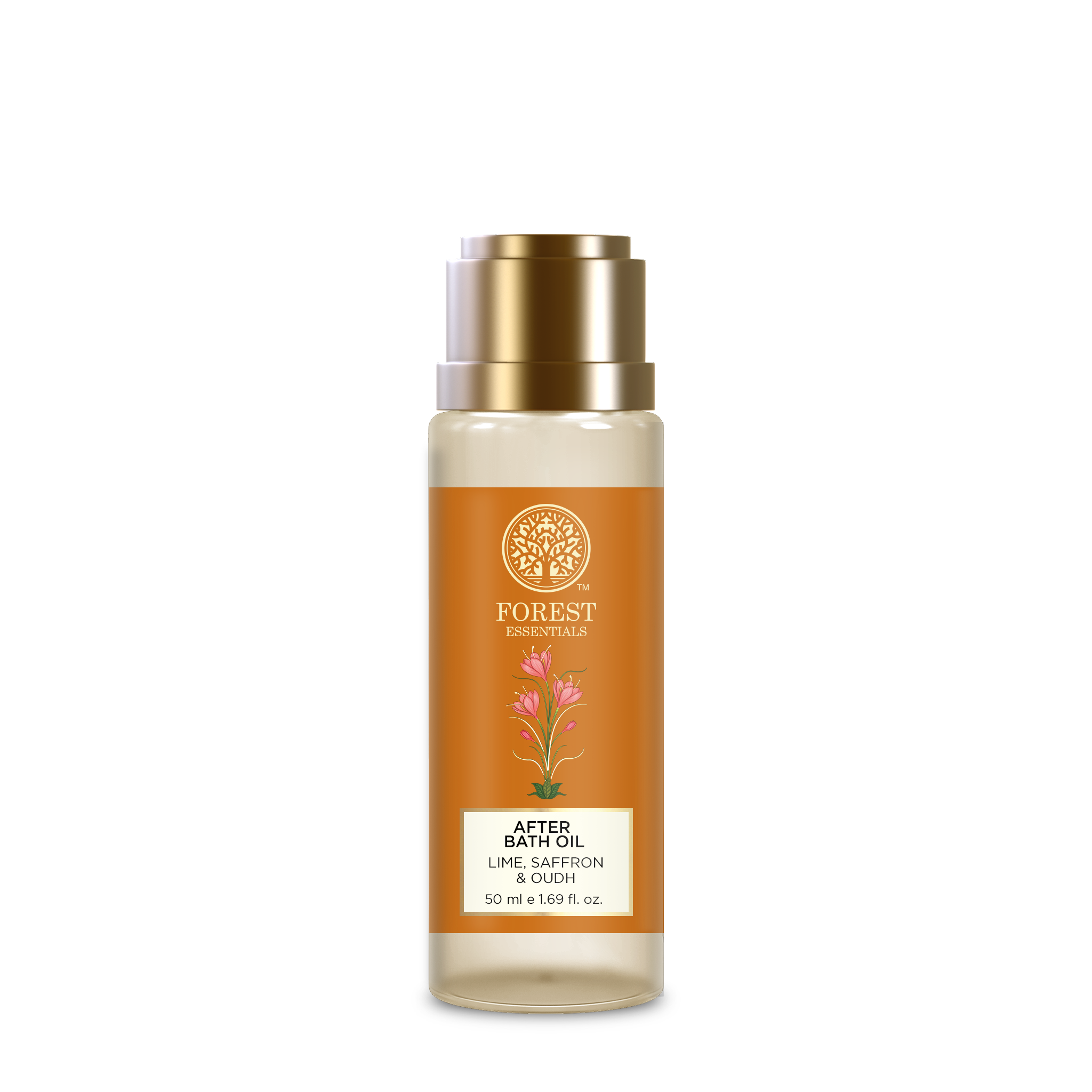Lime Saffron & Oudh Natural After Bath Oil