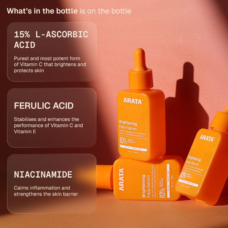 Vitamin C Face Serum|Brightens, Targets Pigmentation & Supports Collagen
