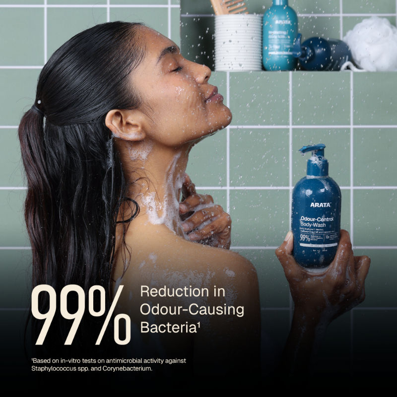 Cooling Exfoliating Body Wash with Menthol, Smooth & Hydrated Skin, Body Wash for Women & Men
