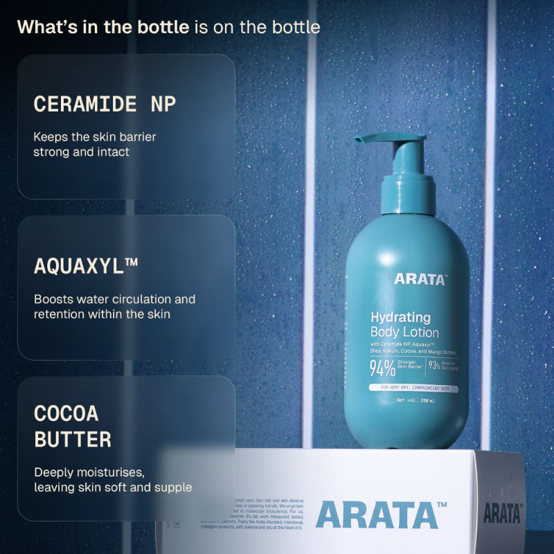 Ceramide Body Lotion, For Dry, Damaged Skin, Deep Nourishment & Barrier Repair