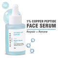 1% Copper Peptide + Hyaluronic Acid Anti Aging Serum - Reduces Fine Lines & Wrinkles