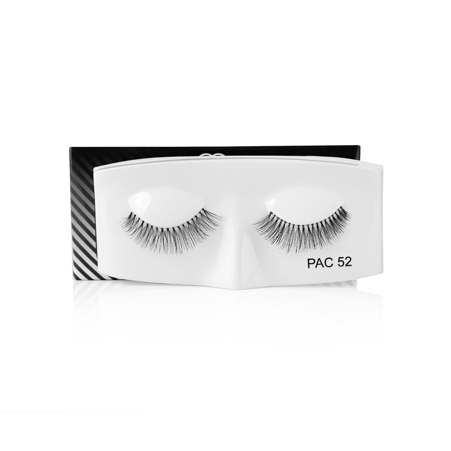 Tapered Lash 52 - Handmade Natural Looking, Reusable up to 12x, Seamlessly Blends with Lashes