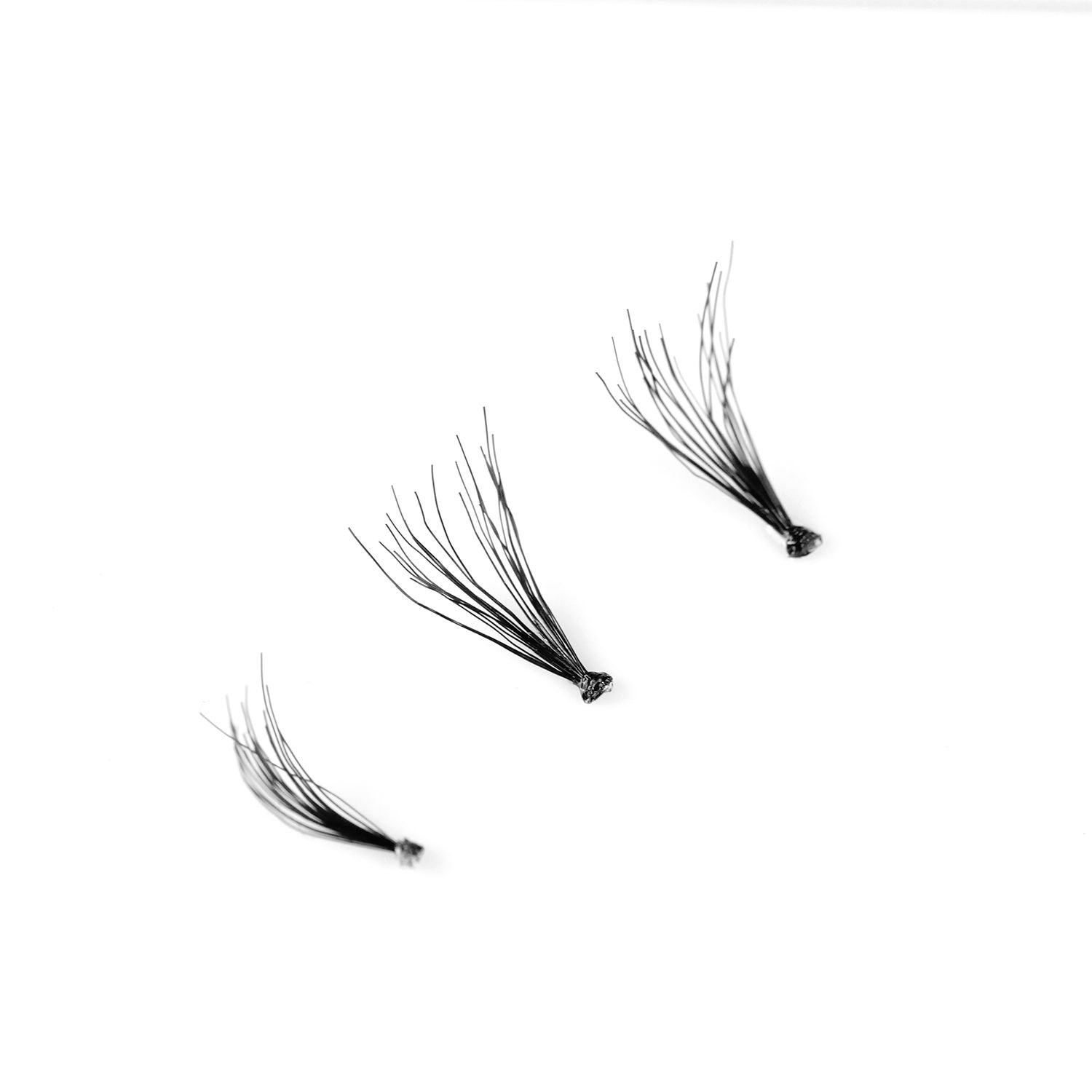 Flare Lash FL2 - Natural Cluster Lashes with Short, Long & Thick Strands for Versatile Looks