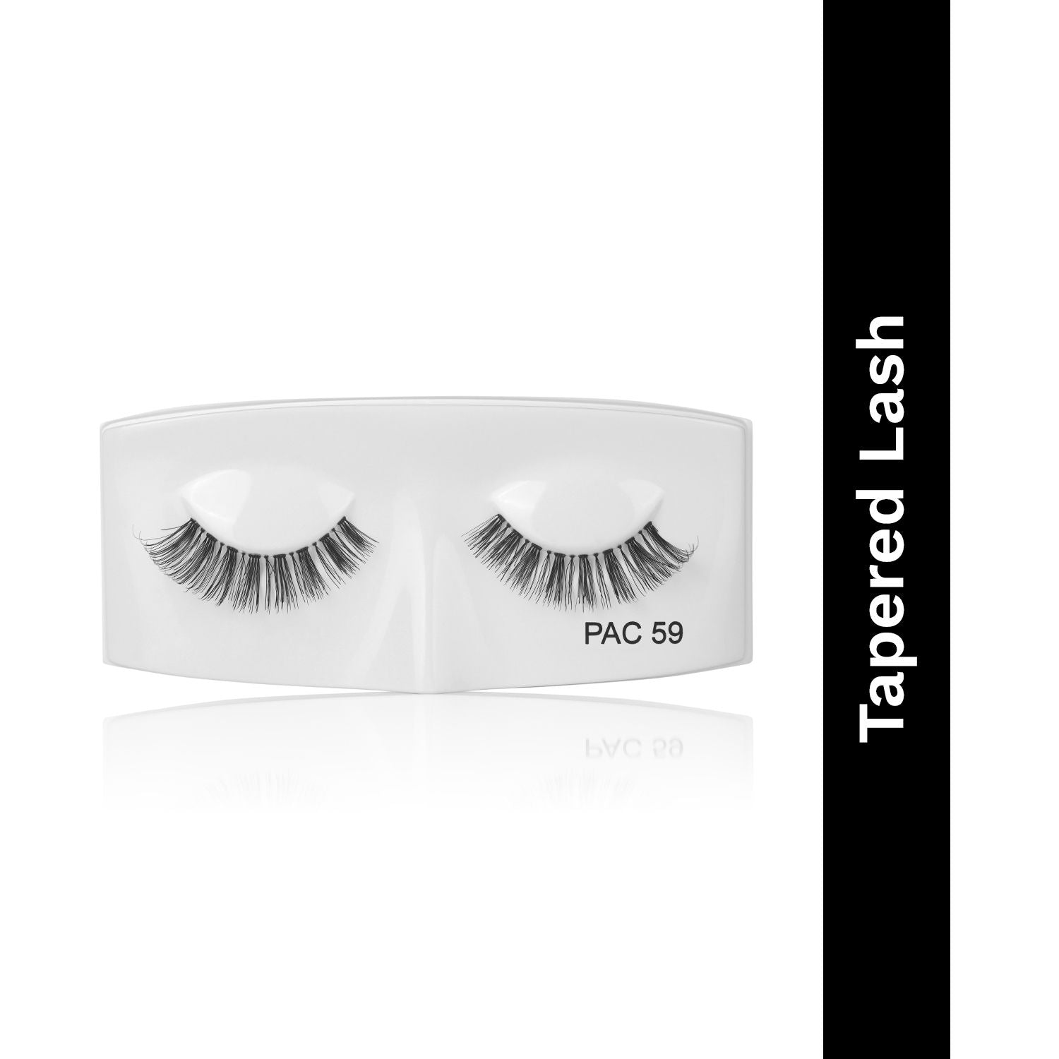 Tapered Lash 59 - Handmade Natural Looking, Reusable up to 12x, Seamlessly Blends with Lashes