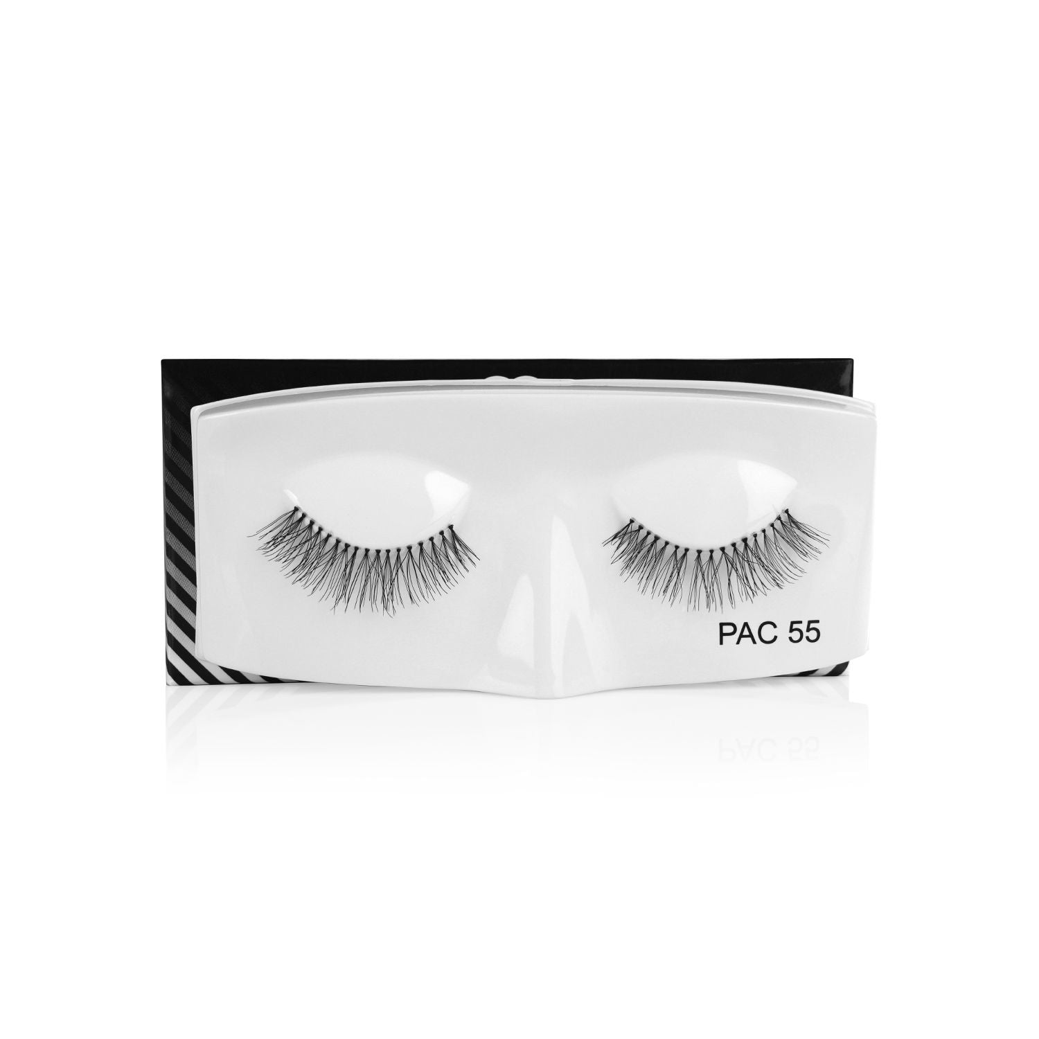 Tapered Lash 55 - Handmade Natural Looking, Reusable up to 12x, Seamlessly Blends with Lashes