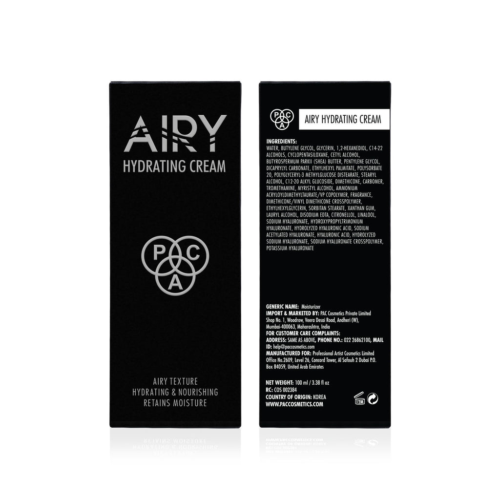 Airy Hydrating Cream - Ultra Lightweight, Non-Greasy Formula, Absorbs Fast & Deeply Hydrates