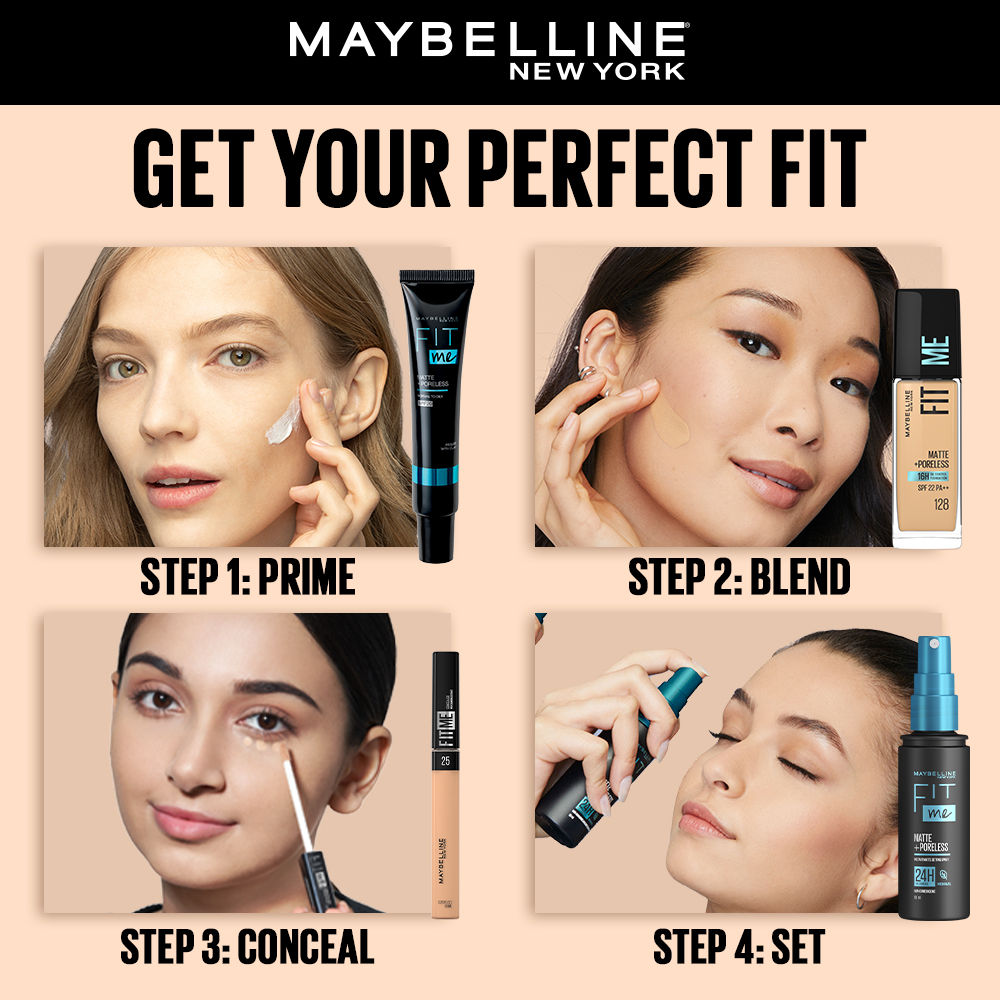 Fit Me Matte+Poreless 16H Oil Control Foundation with SPF 22 - 115 Ivory