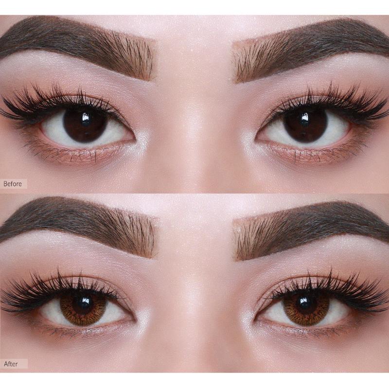 Secriss 1Day Coloured Contact Lenses- Coral Brown - 0.00 (5 Pairs)