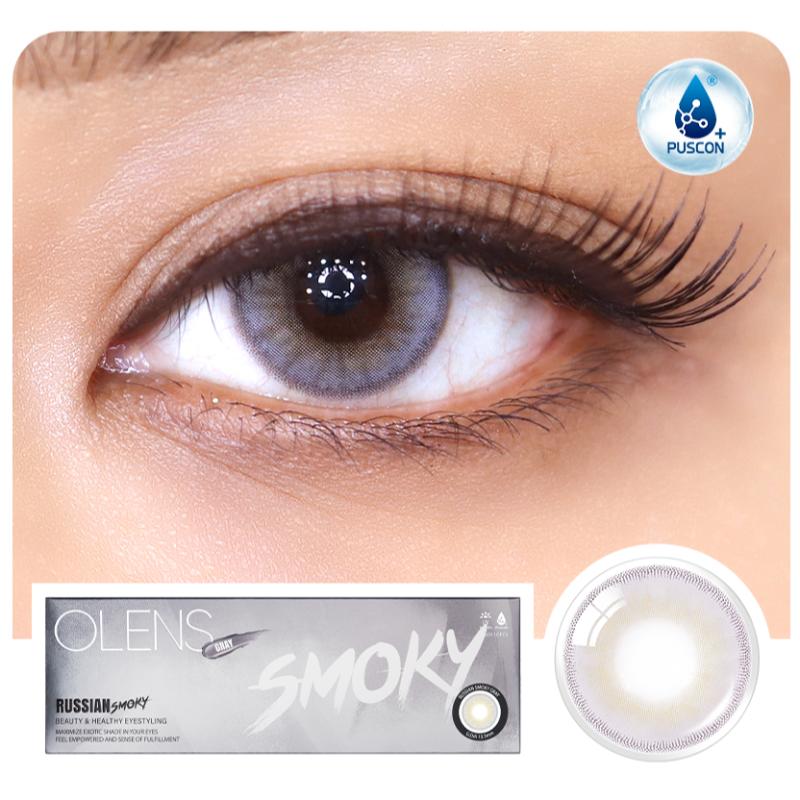 Russian Smoky 1Day Coloured Contact Lenses - Gray (0.00)