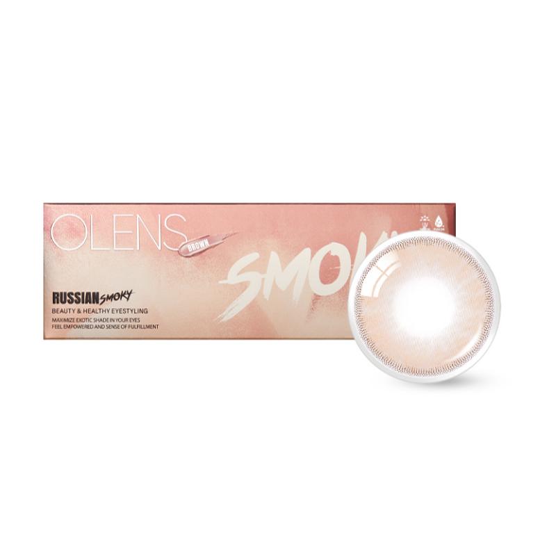 Russian Smoky 1Day Coloured Contact Lenses - Brown (0.00) - (5 Pairs )