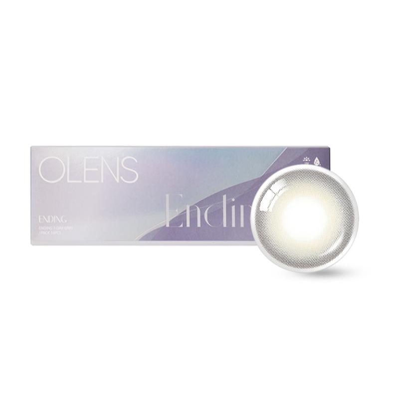 Daily Color Contact Lens - Ending Grey (0.00 Plano)