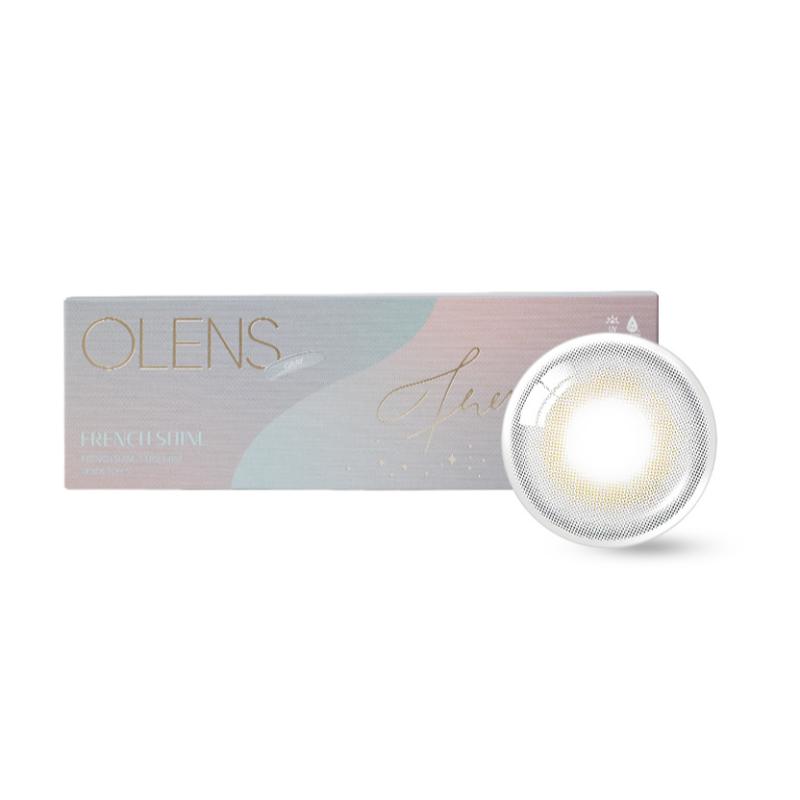 Daily Color Contact Lens - French Shine Grey (0.00 Plano)
